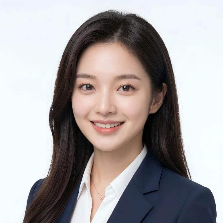 Generated business portrait AI headshot for company profile pages