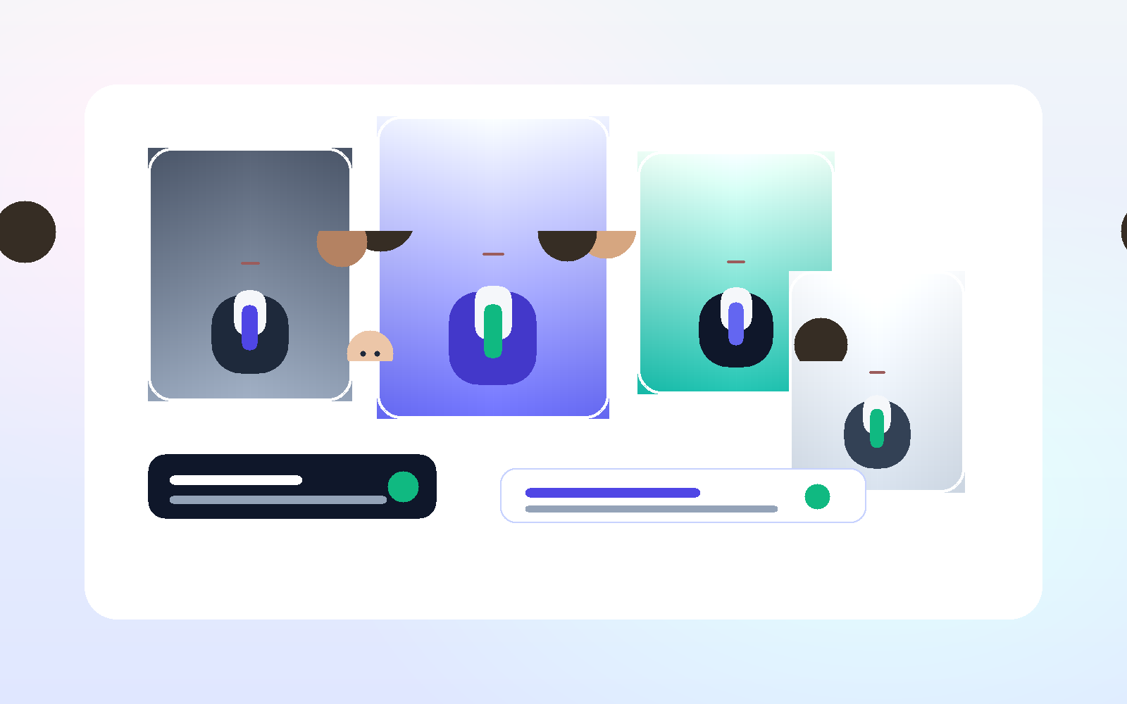 Professional AI headshot examples